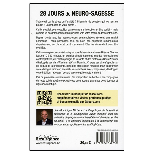 28 jours de neuro-sagesse - Réveillez votre sagesse intérieure grâce aux neurosciences
