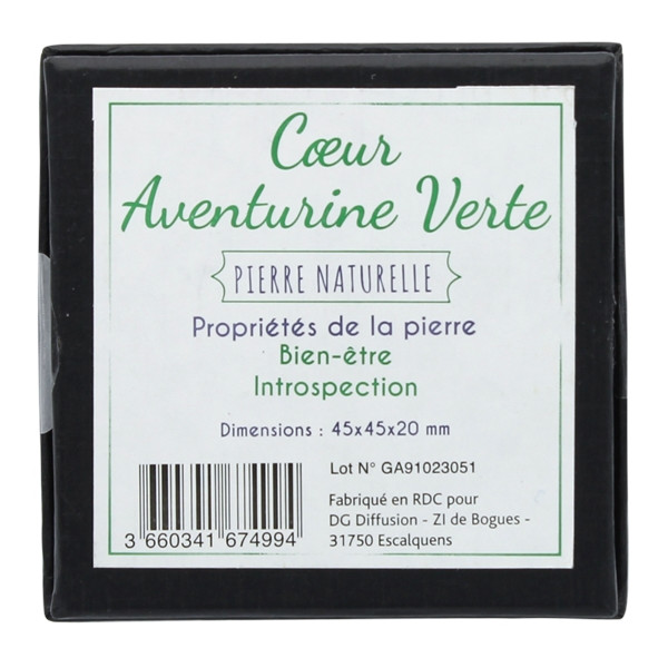 Coeur Aventurine Verte - 4,5 cm