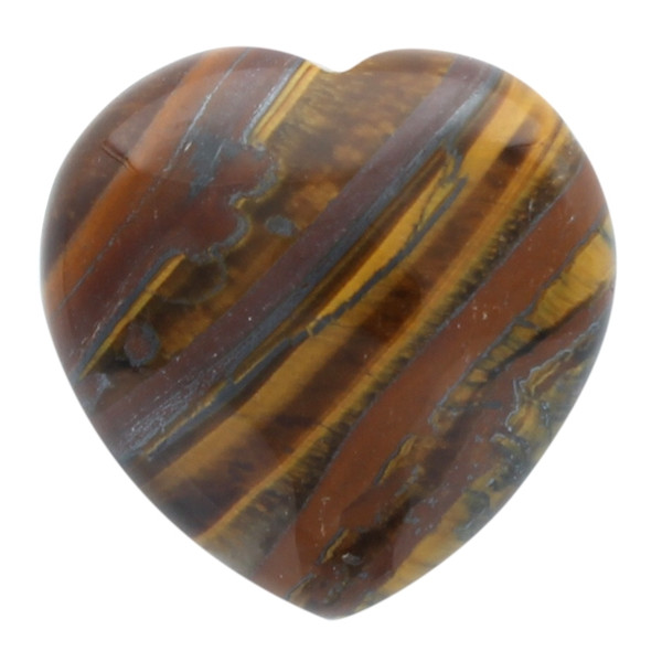 Coeur Oeil de Tigre - 4,5 cm