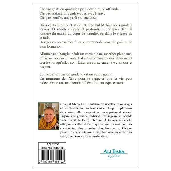 Les Rituels sacrés du quotidien - 33 gestes simples pour élever ta vie