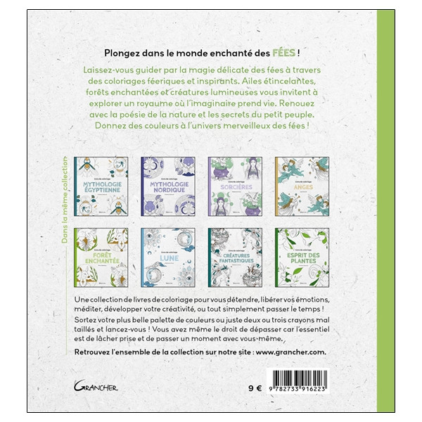 Livre de coloriage Fées