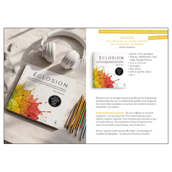 Eclosion - Une invitation au voyage intérieur pour harmoniser tes chakras