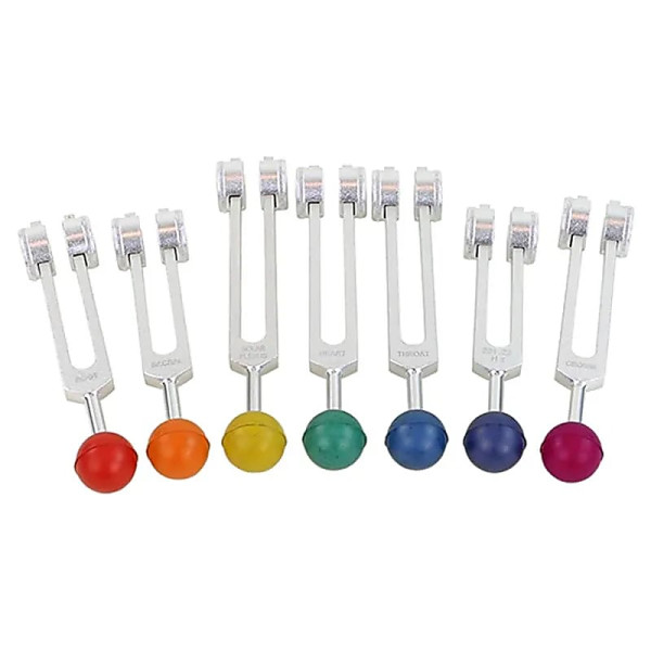 Diapasons pondérés Set Chakra -- 65 cm