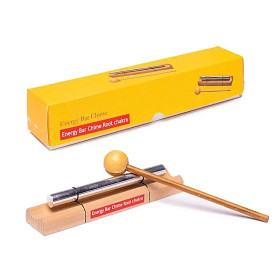 Barre musicale carillon thérapeutique 1er Chakra -- 12.8 cm