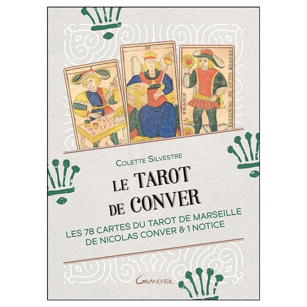 Le Tarot de Conver - Coffret - Les 78 cartes du tarot de Marseille de Nicolas Conver & Notice