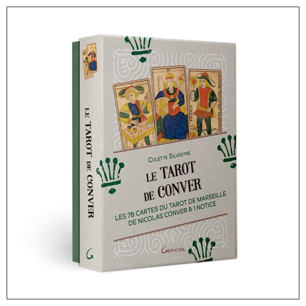 Le Tarot de Conver - Coffret - Les 78 cartes du tarot de Marseille de Nicolas Conver & Notice