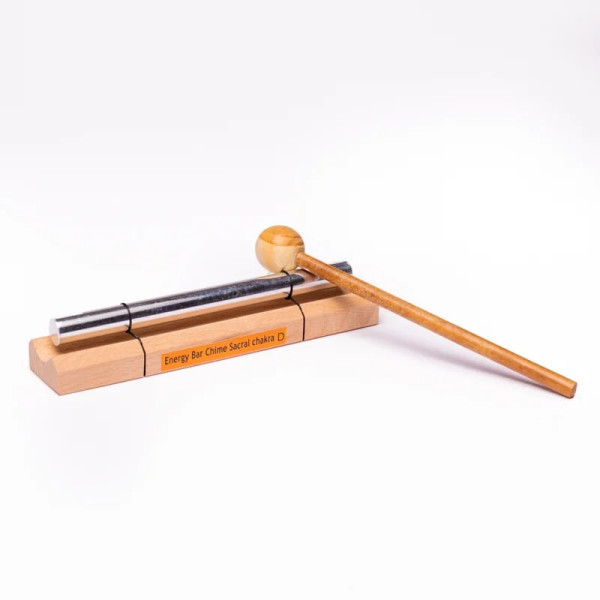 Barre musicale carillon thérapeutique 2° Chakra note RE --14.8 cm