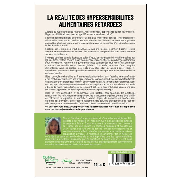 La réalité des hypersensibilités alimentaires retardées - Comprendre et détecter ces `allergies` ignorées
