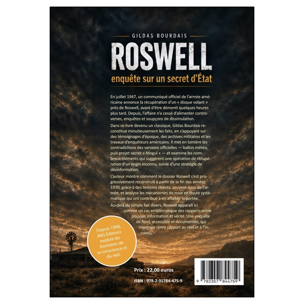 Roswell - Enquête sur un secret d'Etat - Ce que révèlent les témoins et les archives
