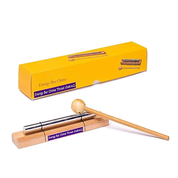 Barre musicale carillon thérapeutique 5° Chakra note SOL --12.9 cm