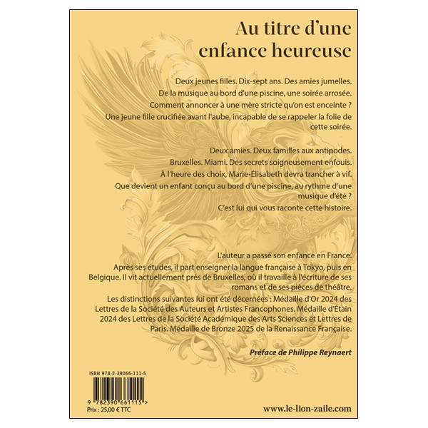 Au titre d'une enfance heureuse