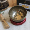 Coffret Bol Chantant Traditionnel Gravure Tara Diamètre 12 cm