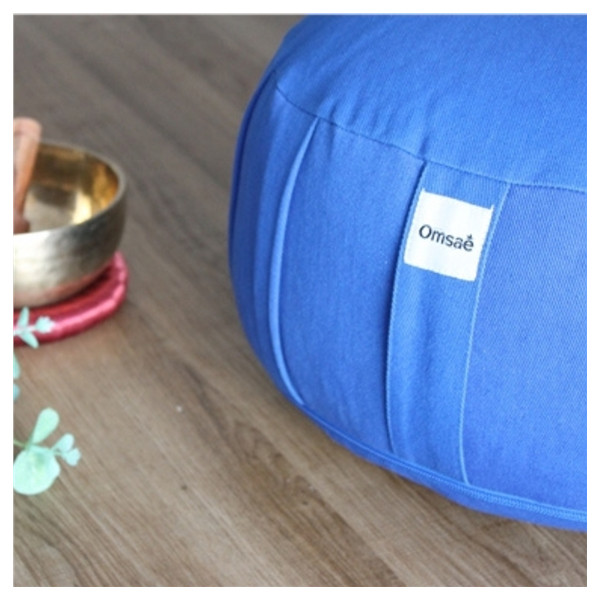 Zafu en Kapok Bio Bleu