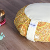 Zafu en Sarrasin Imprimé Mandala Jaune