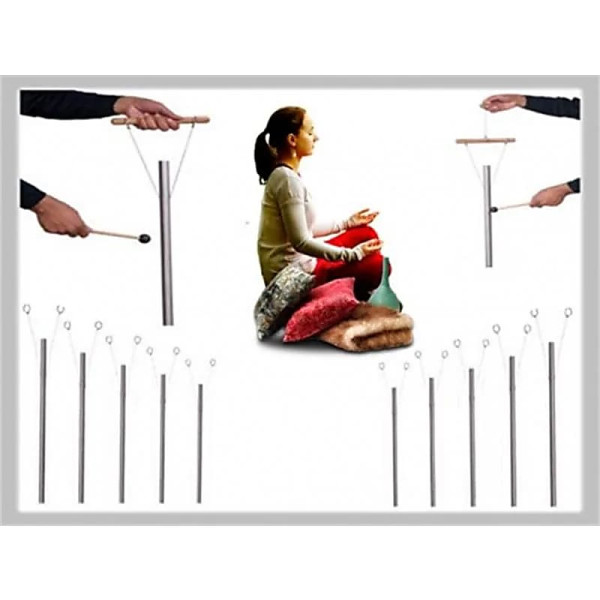 Tube carillon Healing Energy onde cérébrale SET de 5 -- 75-77 cm