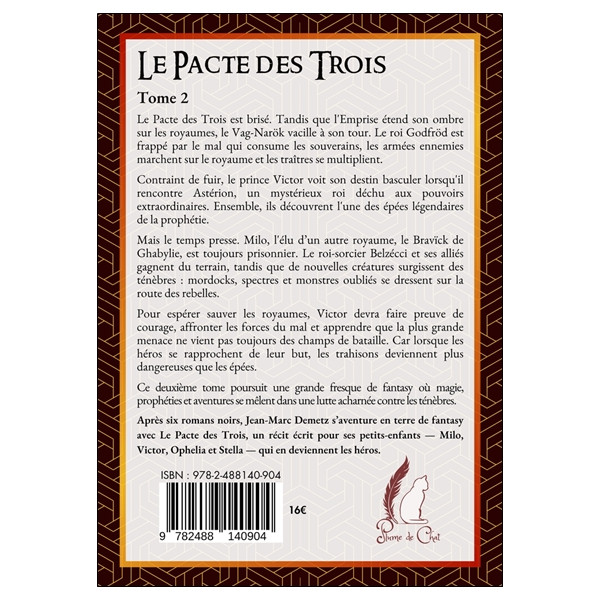 Le pacte des trois Tome 2