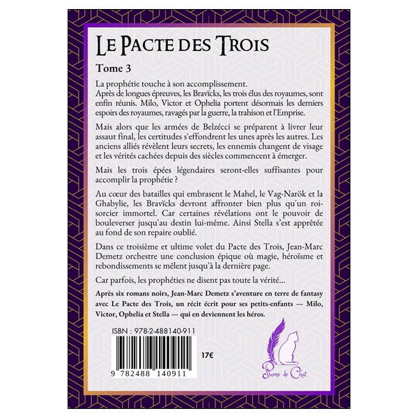 Le pacte des trois Tome 3