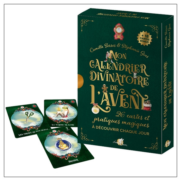 Mon calendrier divinatoire de l'Avent - 26 cartes et pratiques magiques à découvrir chaque jour