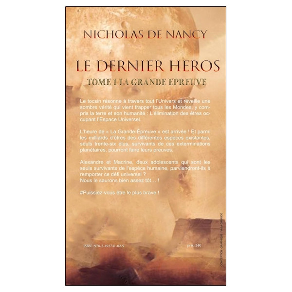 Le dernier Héros Tome 1 - La grande épreuve