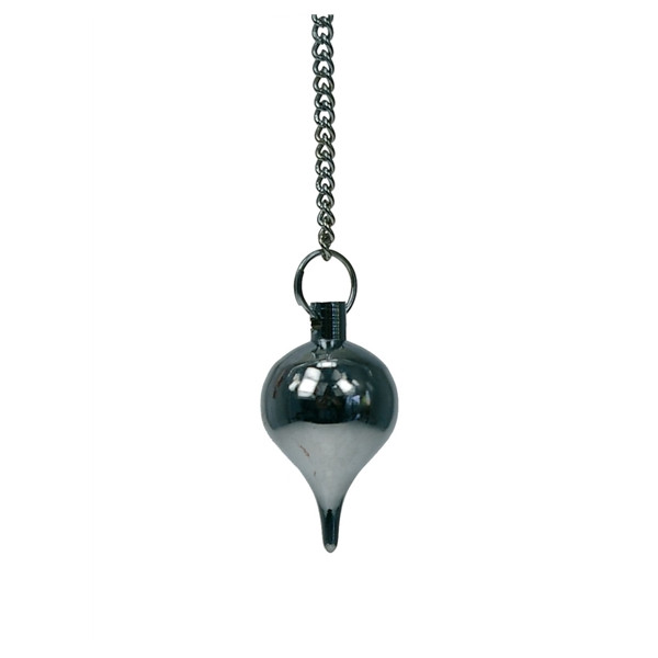 Pendule Goutte Métal - Chromé