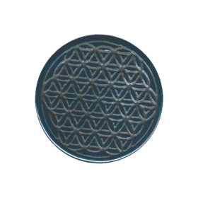 Fleur de Vie Hématite - diam. 4 cm