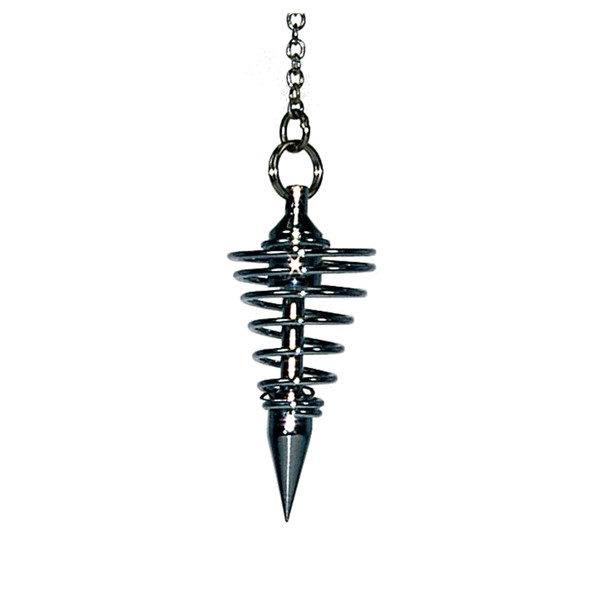 Pendule Spirale Chromé Petit Modèle