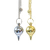 Mix Pendules Goutte - Métal Doré et Chromé