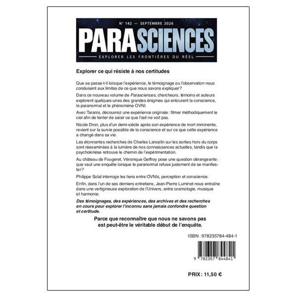 Parasciences n°142