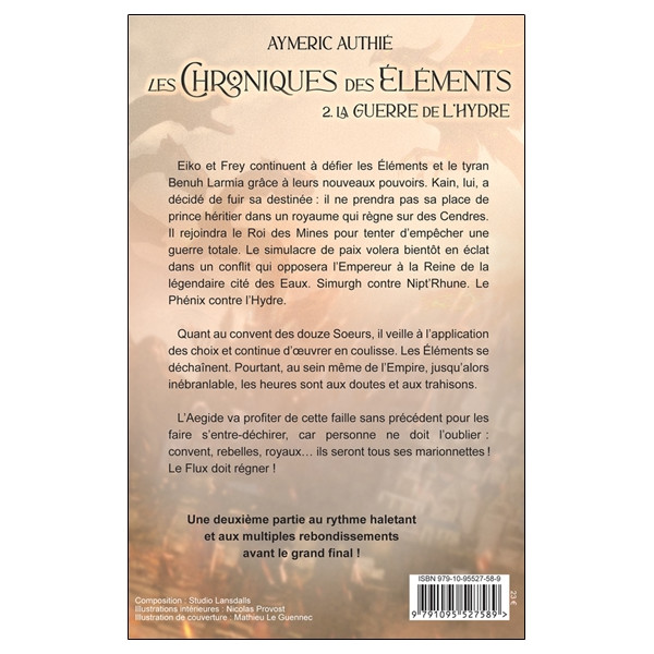 Les Chroniques des Éléments Tome 2 - La guerre de l'Hydre