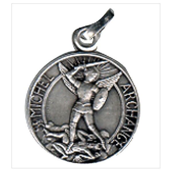 Médaille St Michel - Métal Argenté