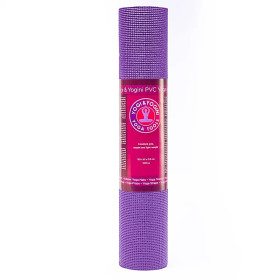 Tapis Yoga PVC Yogi & Yogini violet -- 1200g； 61x183x0.5cm