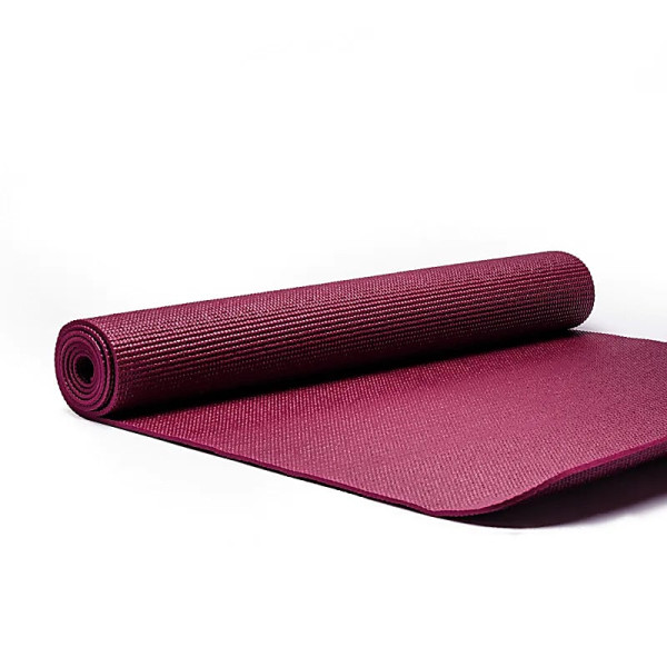 Tapis Yoga PVC Yogi & Yogini Aubergine -- 1200g； 61x183x0.5cm