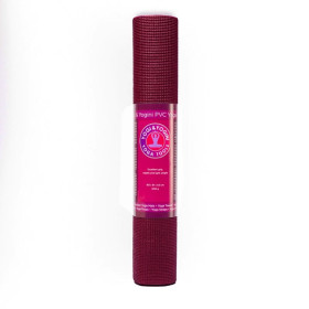 Tapis Yoga PVC Yogi & Yogini Aubergine -- 1200g； 61x183x0.5cm