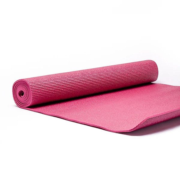 Tapis Yoga PVC Yogi & Yogini rose -- 1200g； 61x183x0.5cm