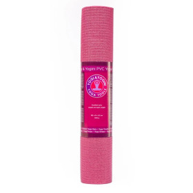 Tapis Yoga PVC Yogi & Yogini rose -- 1200g； 61x183x0.5cm