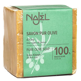 Najel Savon d'Alep pure à l'huile d'olive -- 200 g