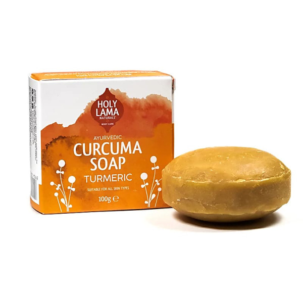 Holy Lama savon Curcuma -- 100 g