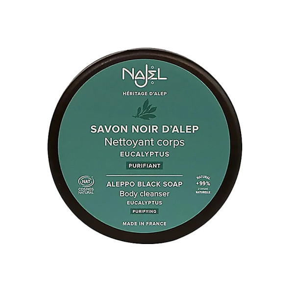 Najel savon noir d'Alep à l'eucalyptus -- 180 g