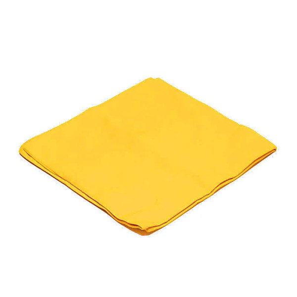 Housse de tapis de méditation 3ème Chakra en coton bio (GOTS) jaune -- 65x65x5cm； 239g