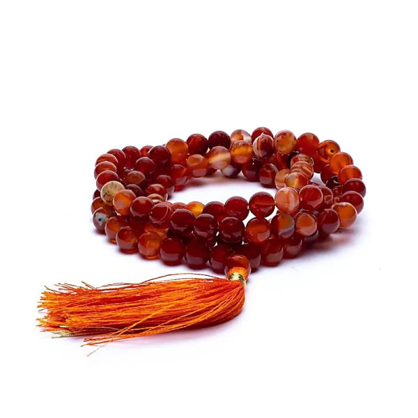 Mala Cornaline 108 perles