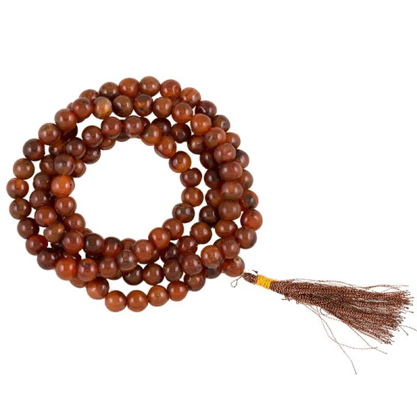 Mala Cornaline 108 perles