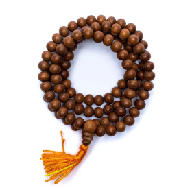 Mala bois de santal 108 perles -- 0.8 cm