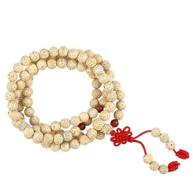 Mala graines Lotus 108 grains -- 0.8 cm