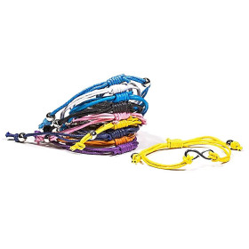 Bracelets infinity lot de 10 couleurs --24 g