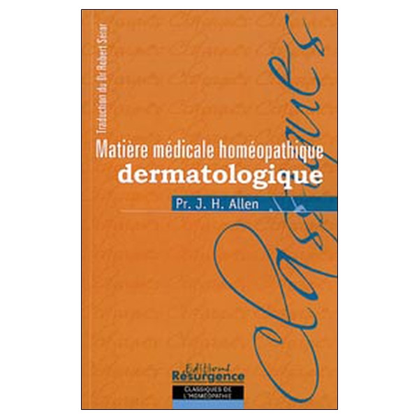 Matière médicale dermatologique