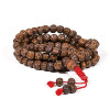 Mala Rudraksha polies 108 perles -- 0.6 cm