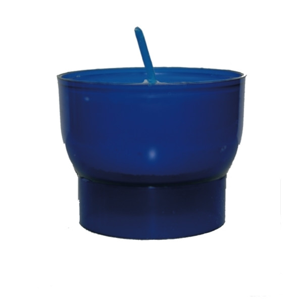 Veilleuse Votive Bleue - 9 Heures