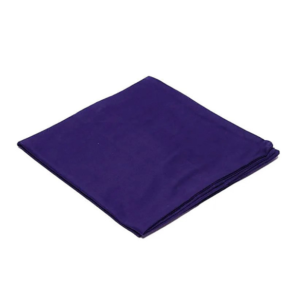 Housse de tapis de méditation 6ème Chakra en coton bio (GOTS) Indigo -- 65x65x5cm； 239g