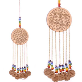 Décoration Feng Shui Fleur de la Vie -- 40x8 cm