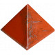 Pyramide Jaspe Rouge - Pièce 30 mm